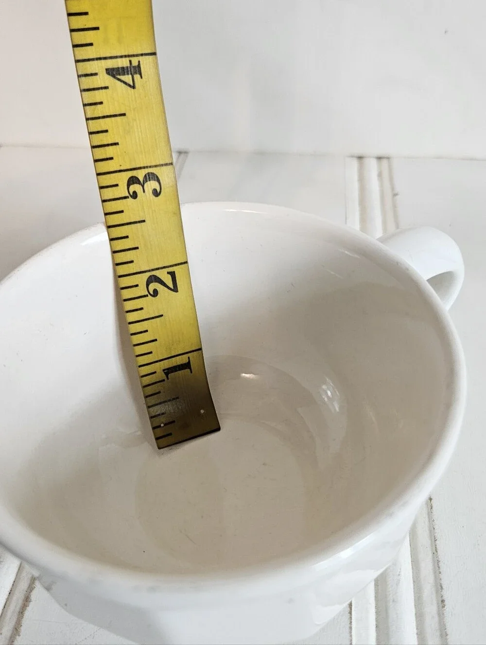 Pfaltzgraff Cup & Saucer OS Heritage White Flat Coffee Stoneware USA Replacement